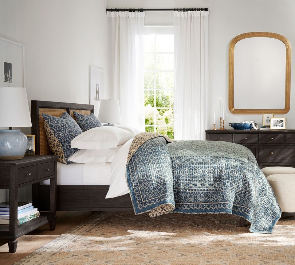 Sausalito Cane Bed Pottery Barn Australia